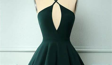 Winter Formal Dresses Short Green