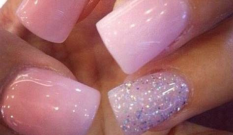 Winter Pink Gel Nails