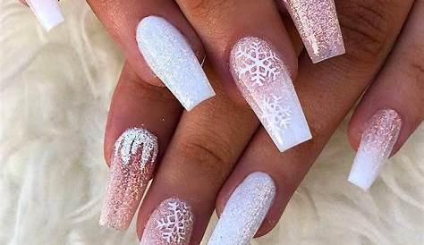 Winter Style Acrylic Nails