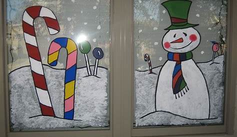 Winter Window Painting Ideas For Kids