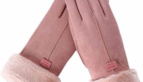 Chalier 2 Paare Touchscreen Handschuhe Damen Winterhandschuhe Frauen