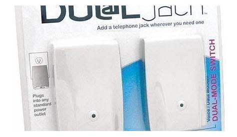 Wireless Telephone Extension NEW RTX WIRELESS PHONE JACK TWIN MULTI PLUG