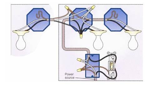 3 Lights On One Switch Wiring Diagram Free Wiring Diagram