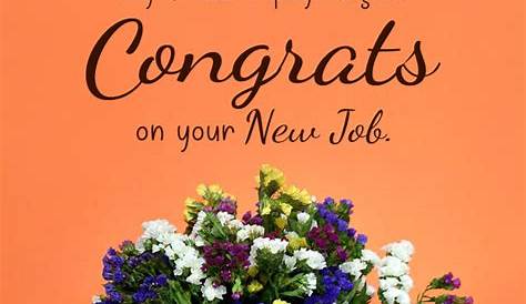 70 Congratulations Messages for Job: What to Write in a Congratulations