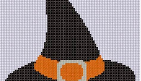 Witch Hat Cross Stitch Pattern