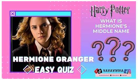 Wizarding World Hermione Granger Quiz Pedia