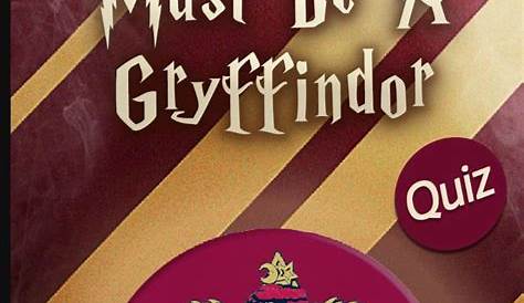Wizarding World House Quiz Answers For Gryffindor Answer Key Majority Of A