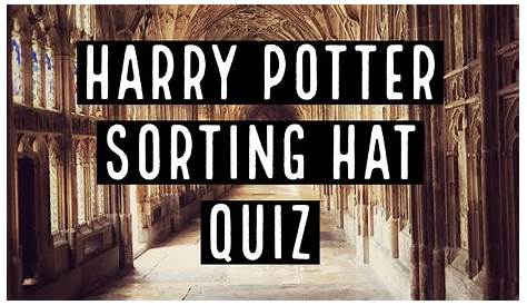 Wizarding World Official Sorting Hat Quiz Taking The In 2021 YouTube