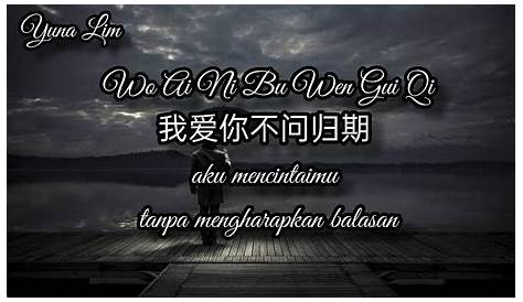 白小白 - 我爱你不问归期 [Wo Ai Ni Bu Wen Gui Qi] 歌词Lyric With Pinyin & English