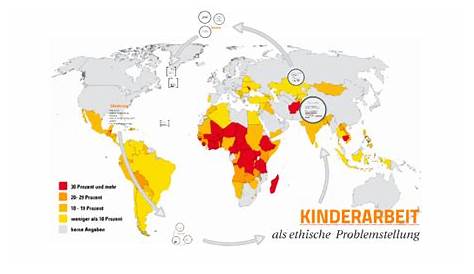 Kinderarbeit heute - ein Interaktive Karte zeigt die Herkunftsregionen