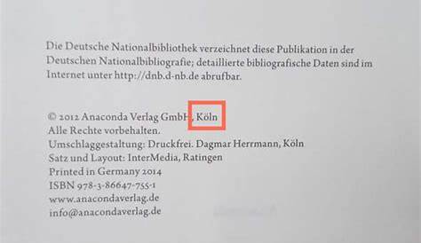 Revision von Erscheinungsort vom Fr., 26.03.2010 - 09:27 • Definition