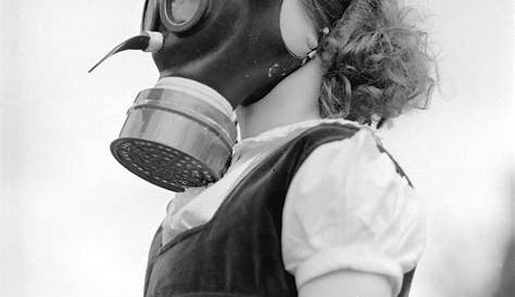 Young Woman Wearing A Gas Mask Stock Photos, Pictures & Royalty-Free