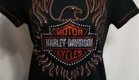 Women's Bling Harley Davidson Shirts