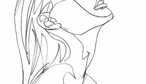 Line Drawing Of Woman at GetDrawings | Free download