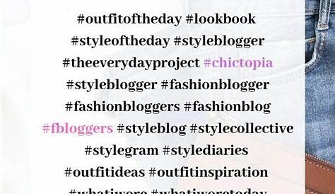 Womens Fashion Hashtags