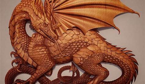 Wood carving Dragon stock image. Image of carved, design - 24134725