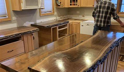 How to finish and protect wood counters around a sink from Thrifty