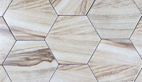Artisan Wood 8" x 8" Ceramic Field Tile Wood hexagon, Hexagon tiles