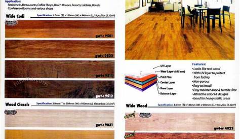 Office Decoration Vinyl Tile Prices Philippines Pvc Wood Flooring Buy
