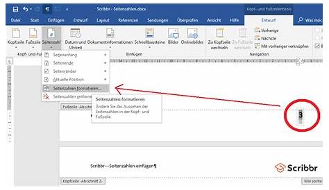 Word Seitenzahl Ab Seite 3 Mit 1 Beginnen - dita bagus