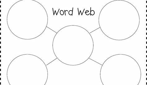 Word Web Template Pdf