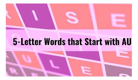 5-Letter Words that Start with AUR - wordsherlock.com