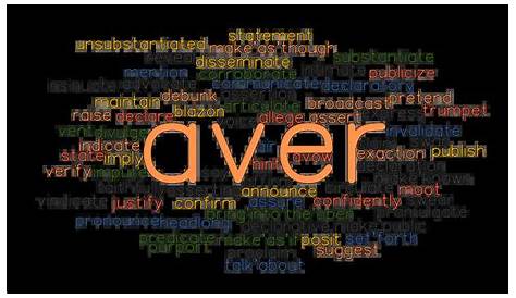 aver - Word of the Day | Dictionary.com | Weird words, Vocabulary words