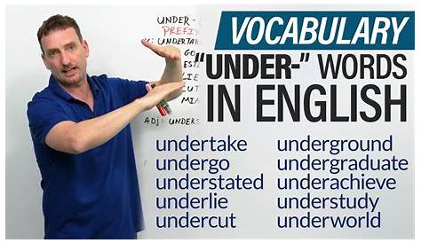 Increase your vocabulary - 💬Over and Under as prefixes