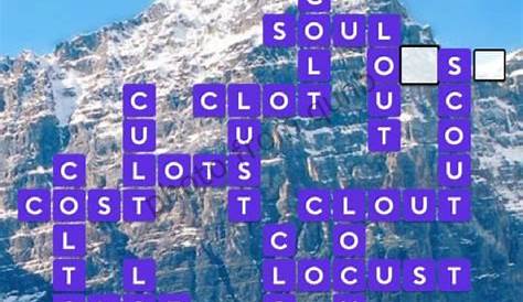 Wordscapes Level 352 Fjord 16 Aveyn's Blog Answers MOUNTAIN FJORD