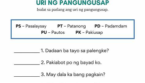 pang uri filipino 3 worksheet - pang uri kaantasan 5 worksheets