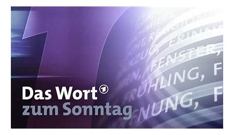 «Wort zum Sonntag» - Medienportal - SRF