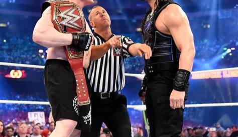 Brock Lesnar vs. Roman Reigns - Campeonato Universal: fotos | WWE