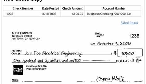 How To Write A Wells Fargo Check / See What Happens When You Stop