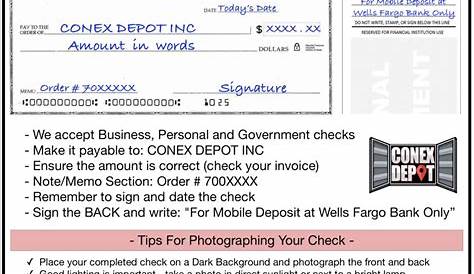 How To Write A Check Wells Fargo / Wells Fargo Deposit Slip Free