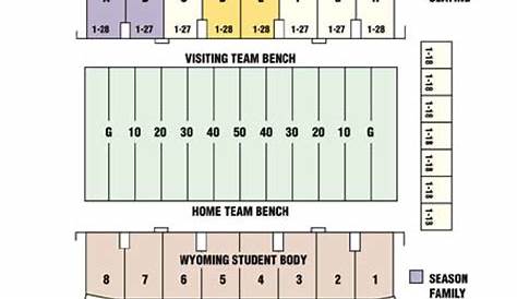 WSU Football Stadium Seating Chart