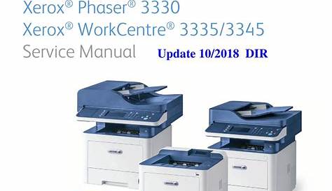 USER MANUAL Xerox Phaser 3330 DNI Monochrome Laser Search For Manual