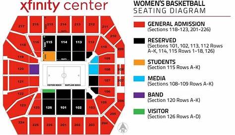 Xfinity Center Maryland Seating Chart With Rows Review Home Decor