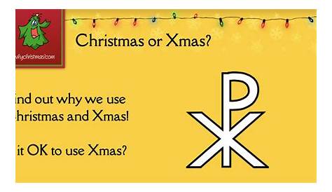 Xmas X Meaning