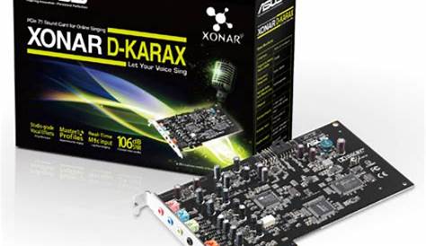 ASUS Xonar DKARAX karta dźwiękowa dla fanów karaoke specyfikacja