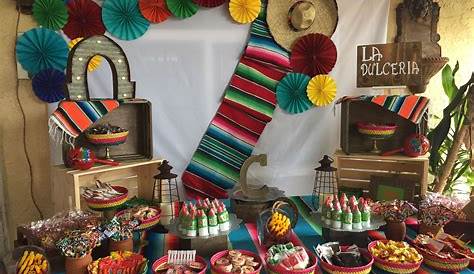 Decoración de fiestas mexicana o patrias súper bonita para 15 años con