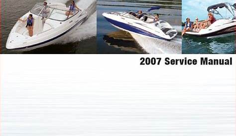 20082009 Yamaha AR230 SX230 HO Limited SXT1100AG Sport Boat Service