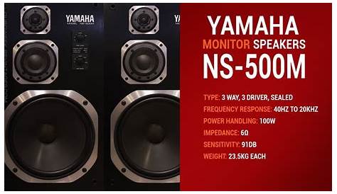 YAMAHA NS500M Vintage Yamaha Speakers SUPER CLEAN For Sale US Audio Mart