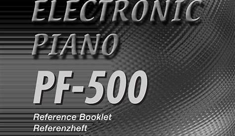 Yamaha PF500 Digital Electronic Piano Original Overall Circuit Diagram