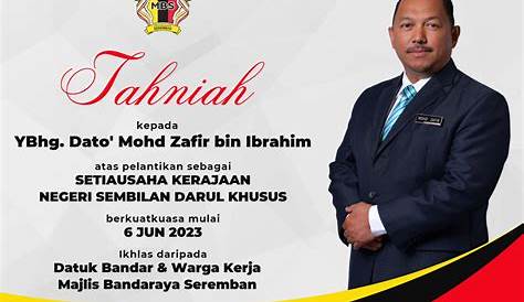 Tahniah YB Dato' Mohd Jafni bin Md Shukor | Official Portal of Labis