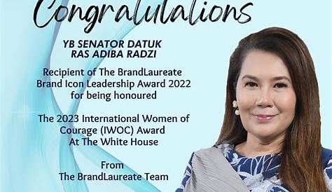 Heartiest Congratulations YB Senator Datuk Ras Adiba Radzi - The