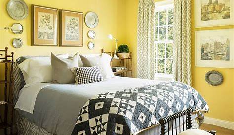 Fill your bedroom with nature's sunniest shade — yellow — to create a