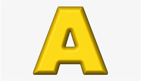 Yellow letter a icon - Free yellow letter icons