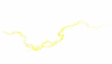 Yellow Lightning PNG | PNG Mart