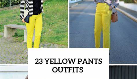Yellow Pants Outfit Spring