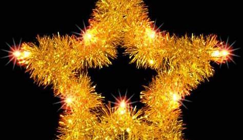 Yellow Star Christmas Tree Topper